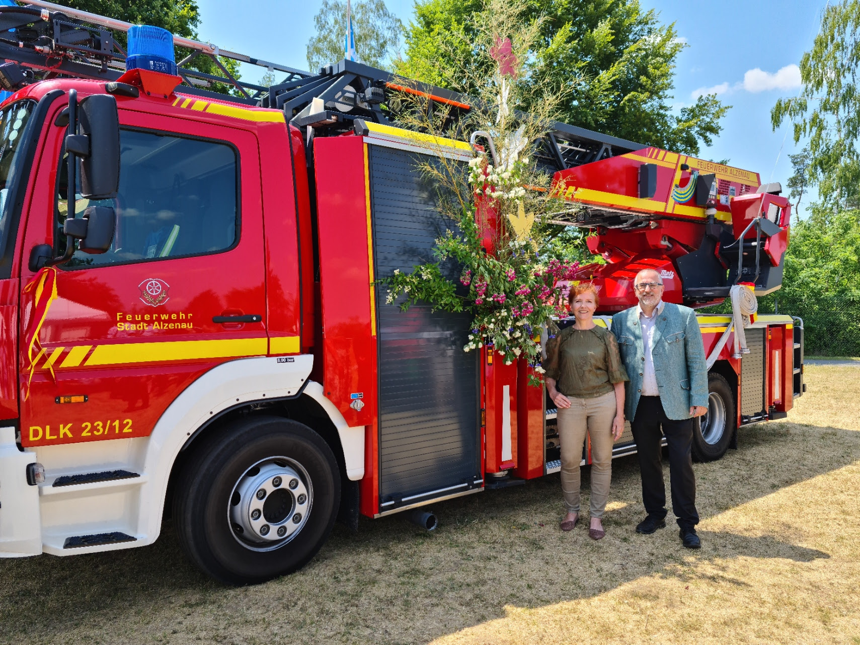 Feuerwehr Fahrzeug Einweihung
